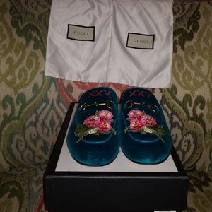 GUCCI Velvet Mules